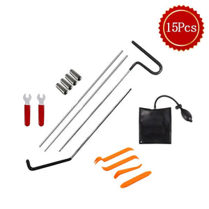 Planet Gates Set 3 New Car Tool Kit Door Open Grabber Lockout Lock Pick Set Long Range Reach Hooking Key Lost In Truck Air Wedge Bag Pump Auto Tool