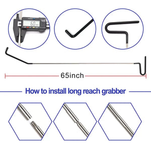 Planet Gates Set 3 New Car Tool Kit Door Open Grabber Lockout Lock Pick Set Long Range Reach Hooking Key Lost In Truck Air Wedge Bag Pump Auto Tool