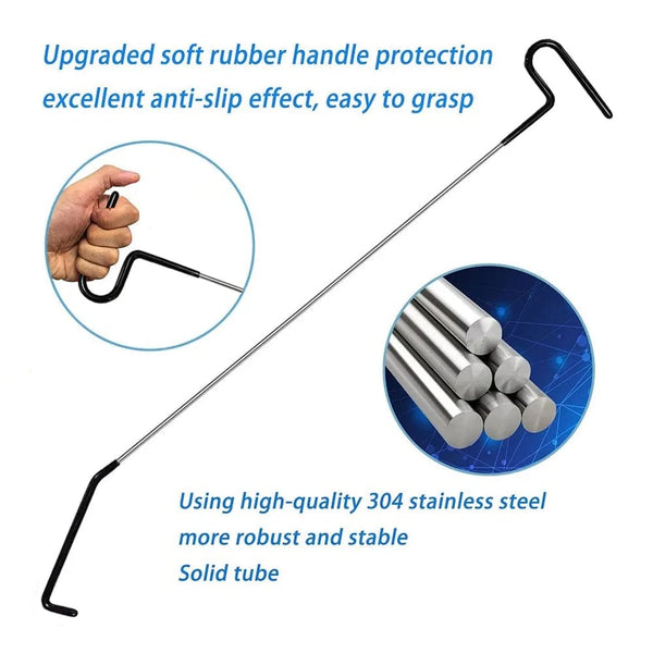 Planet Gates Set 3 New Car Tool Kit Door Open Grabber Lockout Lock Pick Set Long Range Reach Hooking Key Lost In Truck Air Wedge Bag Pump Auto Tool