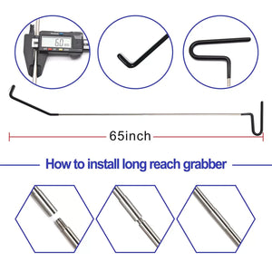 Planet Gates Set 3 New Car Tool Kit Door Open Grabber Lockout Lock Pick Set Long Range Reach Hooking Key Lost In Truck Air Wedge Bag Pump Auto Tool
