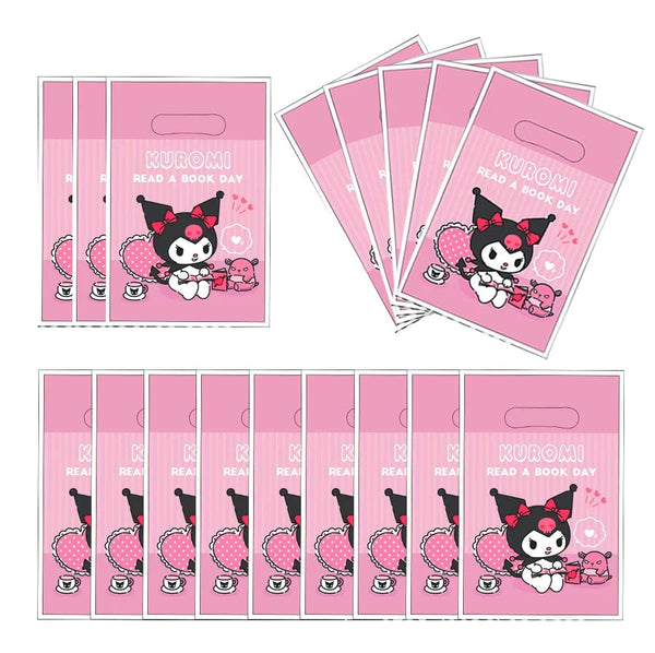 Planet Gates Set-48pcs-6 / CHINA Kuromi Birthday Party Decoration My Melody Party Supplies Pink Tablecloth Cups Balloons 9 Plates Banner Baby Shower Supplies Toy