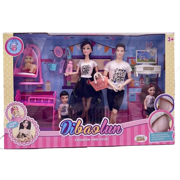 Planet Gates Set 8 / No Box Handmade Doll Accessories Baby Dolls Pregnant Mom Lady Father Dad For Barbiess Game Christmas Birthday Gift, Assemble Required