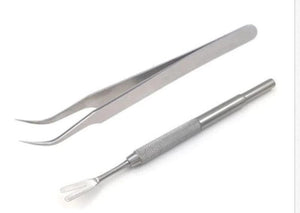 Planet Gates Set BC Quality Stainless Steel Pet Flea Remover Tool Scratching Hook Tweezers Clips Set Cat Dog Tick Removal Tool Pet Grooming Supplies