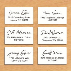 Planet Gates Set, Custom-Crafted Address Labels Transparent Waterproof For Sophisticated Correspondence And Event Mailings, These Personalized Stickers Offer Strong Adhesion And Resilience Against Weather Conditions