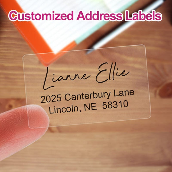 Planet Gates Set, Custom-Crafted Address Labels Transparent Waterproof For Sophisticated Correspondence And Event Mailings, These Personalized Stickers Offer Strong Adhesion And Resilience Against Weather Conditions