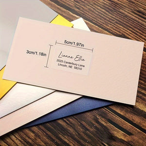 Planet Gates Set, Custom-Crafted Address Labels Transparent Waterproof For Sophisticated Correspondence And Event Mailings, These Personalized Stickers Offer Strong Adhesion And Resilience Against Weather Conditions