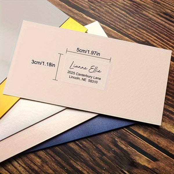 Planet Gates Set, Custom-Crafted Address Labels Transparent Waterproof For Sophisticated Correspondence And Event Mailings, These Personalized Stickers Offer Strong Adhesion And Resilience Against Weather Conditions