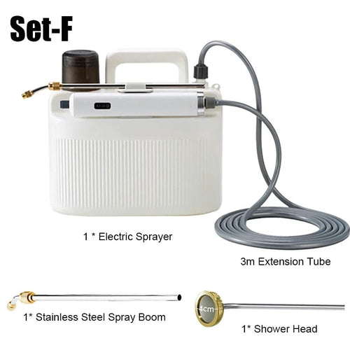 Planet Gates Set-F-3m Tube 5L Garden Electric Sprayer Pesticide Spray Watering Flower Electric Tools For 2200mAh Lithium Battery Mini Atomization Sprayer