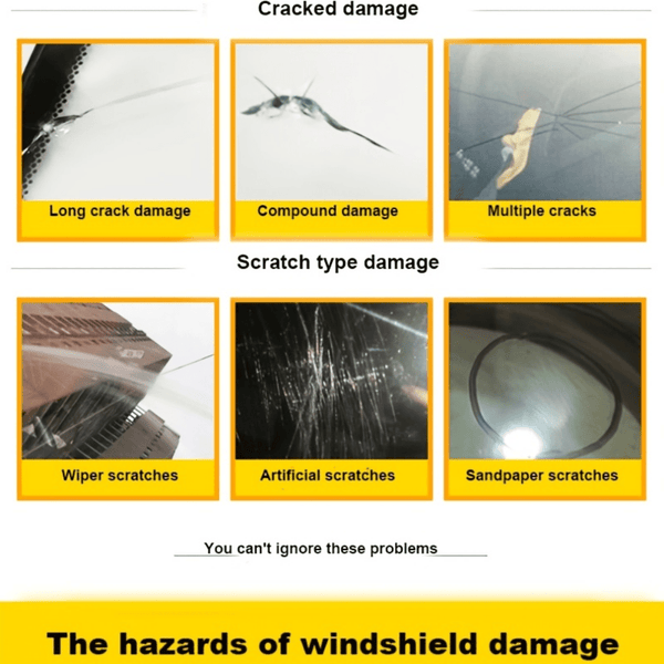 Planet Gates Set of 1, New Auto Windshield Repair Kit Car Windshield Crack Repair Tool With Windshield Repair Resin (Set Of 1, New)