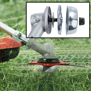 Planet Gates Set Of 5 Blade Adapters 5pcs/set Blade Adapter Attachment Maintenance Kit For Stihl FS55 FS55R FS56 FS56RC FS70R FS80 FS85 FS90 FS90R FS94 FS100RX FS110 FS120 FS130 FS130R (Thrust Washer, Rider Plate, Collar Nut, Wrench)