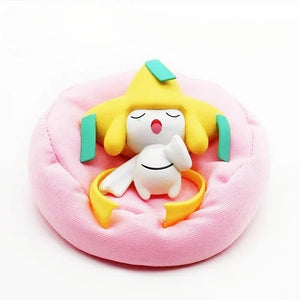 Planet Gates Set of 6Pcs / NO BOX Pokemon Model Kit Anime Characters Figure Starry Dream Pikachu Bulbasaur Series Car Interior Hand Sleeping Position Toys Gifts