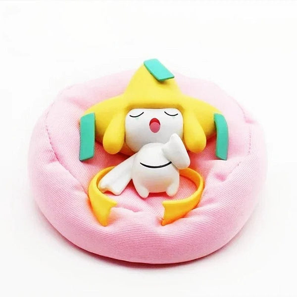Planet Gates Set of 6Pcs / NO BOX Pokemon Model Kit Anime Characters Figure Starry Dream Pikachu Bulbasaur Series Car Interior Hand Sleeping Position Toys Gifts