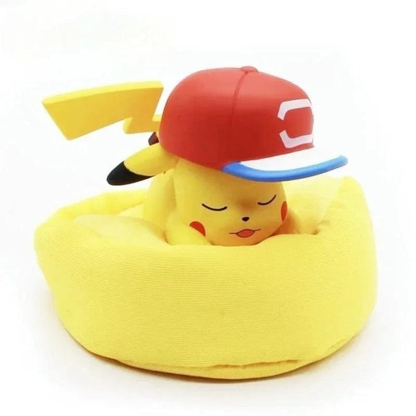 Planet Gates Set of 6Pcs / NO BOX Pokemon Model Kit Anime Characters Figure Starry Dream Pikachu Bulbasaur Series Car Interior Hand Sleeping Position Toys Gifts