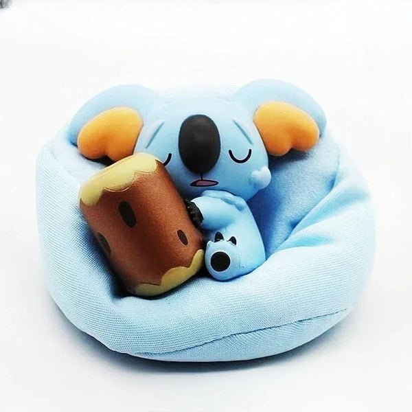 Planet Gates Set of 6Pcs / NO BOX Pokemon Model Kit Anime Characters Figure Starry Dream Pikachu Bulbasaur Series Car Interior Hand Sleeping Position Toys Gifts