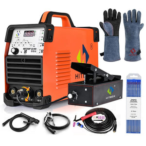 Planet Gates Set1 no helmet / 220V / spain HITBOX AC/DC Aluminium Tig Welding Machine HBT250P HF TIG/MMA ARC Stick Welder with Pulse Argon Welding IGBT Inverter 2T/4T