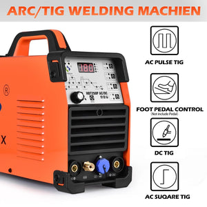Planet Gates Set1 no helmet / 220V / spain HITBOX AC/DC Aluminium Tig Welding Machine HBT250P HF TIG/MMA ARC Stick Welder with Pulse Argon Welding IGBT Inverter 2T/4T