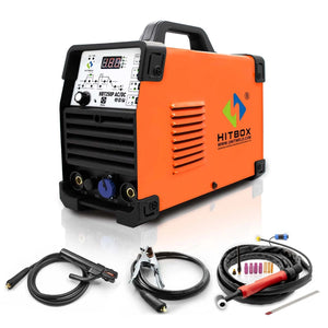 Planet Gates Set1 no helmet / 220V / spain HITBOX AC/DC Aluminium Tig Welding Machine HBT250P HF TIG/MMA ARC Stick Welder with Pulse Argon Welding IGBT Inverter 2T/4T