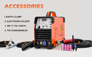 Planet Gates Set1 no helmet / 220V / spain HITBOX AC/DC Aluminium Tig Welding Machine HBT250P HF TIG/MMA ARC Stick Welder with Pulse Argon Welding IGBT Inverter 2T/4T