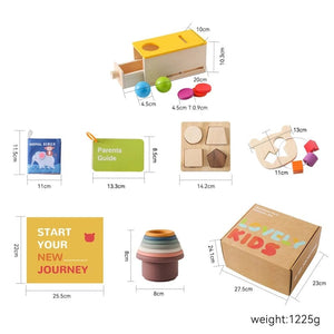 Planet Gates set3 Baby Montessori Toy Magic Tissue Box Cotton Educational Learning Activity Sensory Toy For Kids Finger Exercising Busy Board Game