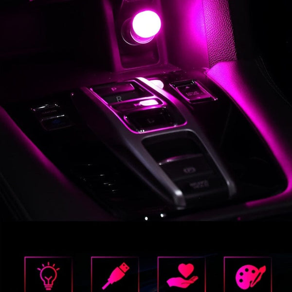 Planet Gates Seven Colors Voice-Activated Color-Changing Music-Synced Ambient Light - Create a Magical Atmosphere with a Touch!