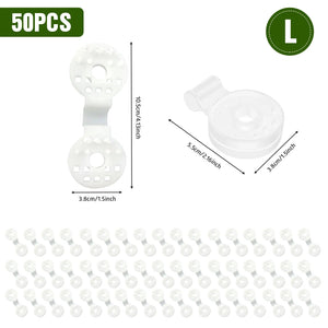 Planet Gates Shade Cloth Clips Plastic Clips Outdoor Net Clip Camping Garden Tool Garden Buildings Fence Clamps Net Fix Clamp Awning Hook