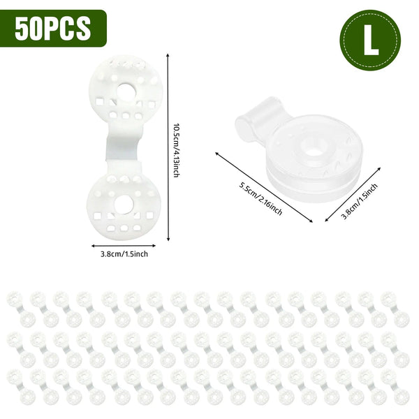 Planet Gates Shade Cloth Clips Plastic Clips Outdoor Net Clip Camping Garden Tool Garden Buildings Fence Clamps Net Fix Clamp Awning Hook