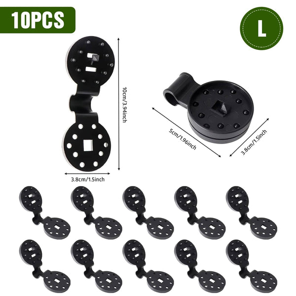 Planet Gates Shade Cloth Clips Plastic Clips Outdoor Net Clip Camping Garden Tool Garden Buildings Fence Clamps Net Fix Clamp Awning Hook