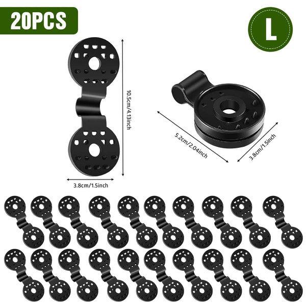 Planet Gates Shade Cloth Clips Plastic Clips Outdoor Net Clip Camping Garden Tool Garden Buildings Fence Clamps Net Fix Clamp Awning Hook