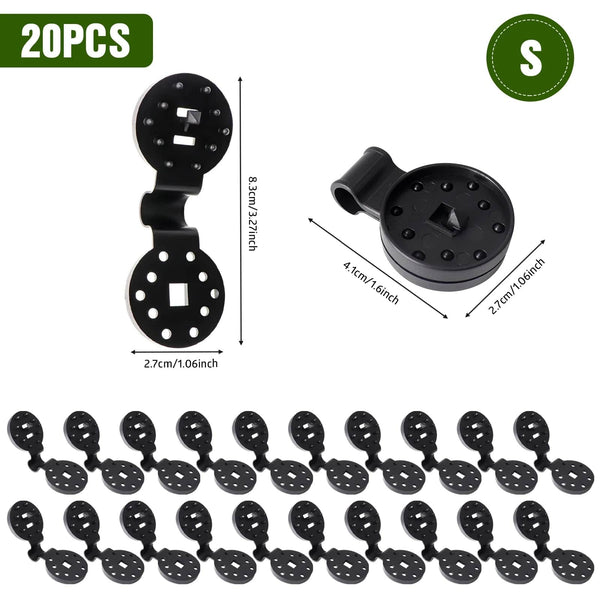 Planet Gates Shade Cloth Clips Plastic Clips Outdoor Net Clip Camping Garden Tool Garden Buildings Fence Clamps Net Fix Clamp Awning Hook