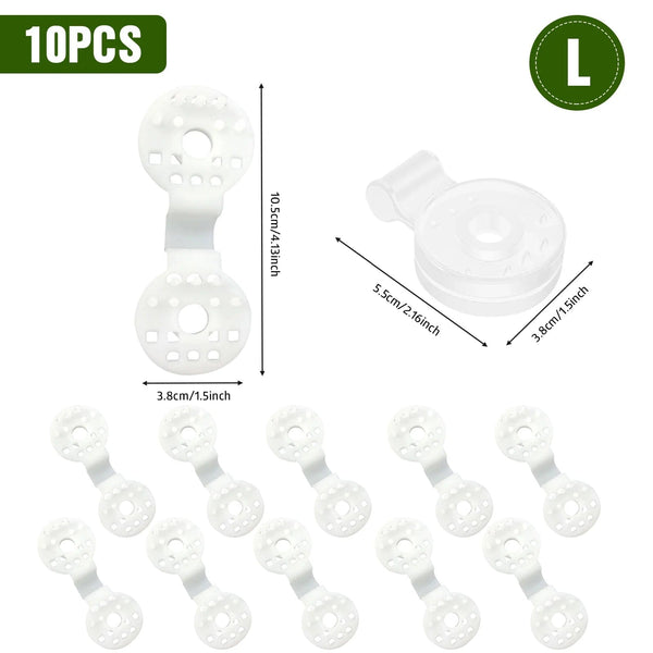 Planet Gates Shade Cloth Clips Plastic Clips Outdoor Net Clip Camping Garden Tool Garden Buildings Fence Clamps Net Fix Clamp Awning Hook