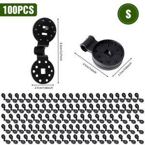 Planet Gates Shade Cloth Clips Plastic Clips Outdoor Net Clip Camping Garden Tool Garden Buildings Fence Clamps Net Fix Clamp Awning Hook