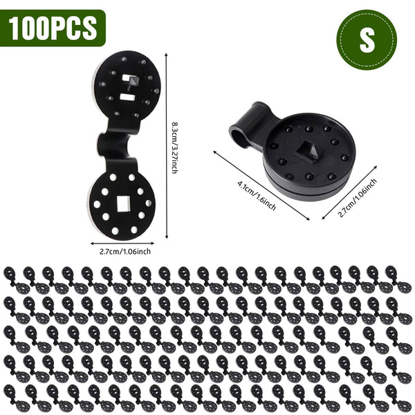 Planet Gates Shade Cloth Clips Plastic Clips Outdoor Net Clip Camping Garden Tool Garden Buildings Fence Clamps Net Fix Clamp Awning Hook