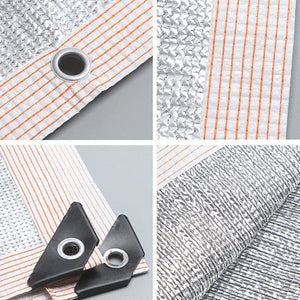 Planet Gates shading rate 99 / 5x6m / CHINA Shading 55~99% Aluminum Foil Sunshade Net Silvery Anti-UV Awning Fence Privacy Screen Garden Sun Shade Mesh Car Sun Shed Canopy