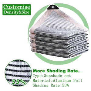 Planet Gates shading rate 99 / 5x6m / CHINA Shading 55~99% Aluminum Foil Sunshade Net Silvery Anti-UV Awning Fence Privacy Screen Garden Sun Shade Mesh Car Sun Shed Canopy