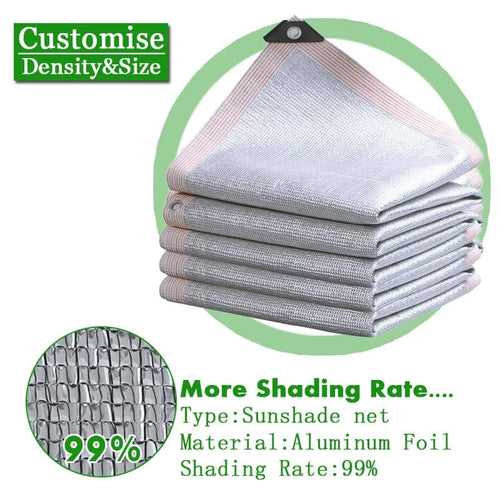 Planet Gates shading rate 99 / 5x6m / CHINA Shading 55~99% Aluminum Foil Sunshade Net Silvery Anti-UV Awning Fence Privacy Screen Garden Sun Shade Mesh Car Sun Shed Canopy