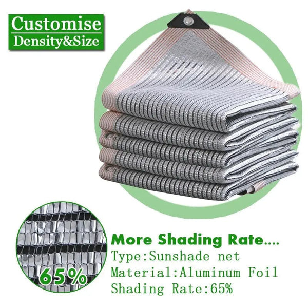 Planet Gates shading rate 99 / 5x6m / CHINA Shading 55~99% Aluminum Foil Sunshade Net Silvery Anti-UV Awning Fence Privacy Screen Garden Sun Shade Mesh Car Sun Shed Canopy