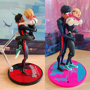 Planet Gates SHF Miles Morales Gwen Stacy Action Figures Spider Across the Spider-Verse Figure PVC Model Toys