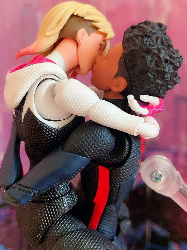 Planet Gates SHF Miles Morales Gwen Stacy Action Figures Spider Across the Spider-Verse Figure PVC Model Toys