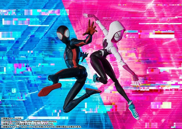 Planet Gates SHF Miles Morales Gwen Stacy Action Figures Spider Across the Spider-Verse Figure PVC Model Toys