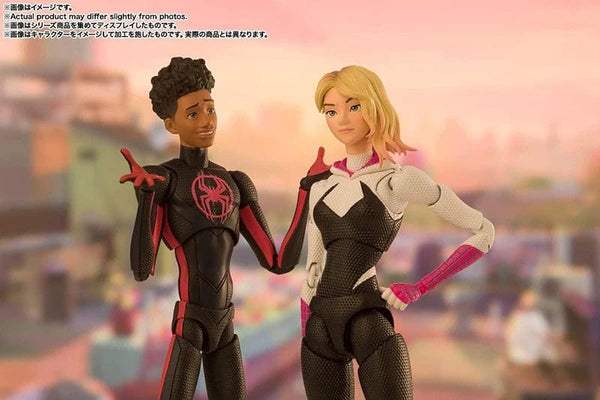 Planet Gates SHF Miles Morales Gwen Stacy Action Figures Spider Across the Spider-Verse Figure PVC Model Toys