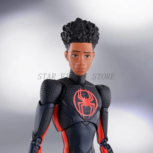 Planet Gates SHF Spider-Man Across the Spiderverse Miles Morales Action Figure PVC Collectible Model 15cm Marvel CT Spiderman Figurine Toys
