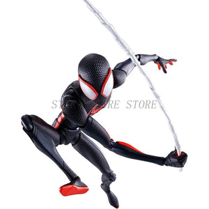 Planet Gates SHF Spider-Man Across the Spiderverse Miles Morales Action Figure PVC Collectible Model 15cm Marvel CT Spiderman Figurine Toys