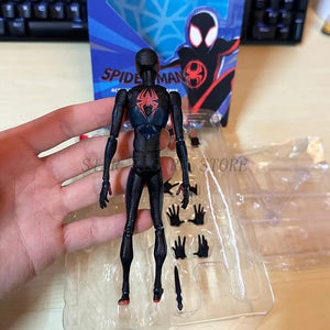 Planet Gates SHF Spider-Man Across the Spiderverse Miles Morales Action Figure PVC Collectible Model 15cm Marvel CT Spiderman Figurine Toys