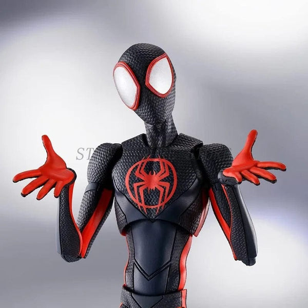 Planet Gates SHF Spider-Man Across the Spiderverse Miles Morales Action Figure PVC Collectible Model 15cm Marvel CT Spiderman Figurine Toys