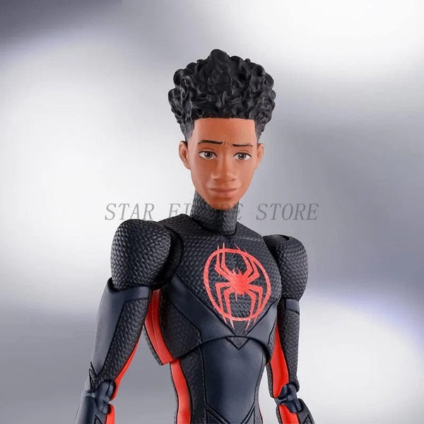 Planet Gates SHF Spider-Man Across the Spiderverse Miles Morales Action Figure PVC Collectible Model 15cm Marvel CT Spiderman Figurine Toys