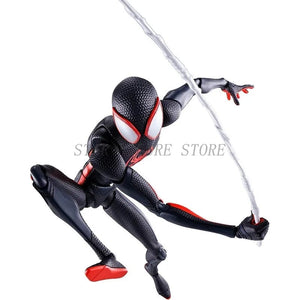 Planet Gates SHF Spider-Man Across the Spiderverse Miles Morales Action Figure PVC Collectible Model 15cm Marvel CT Spiderman Figurine Toys