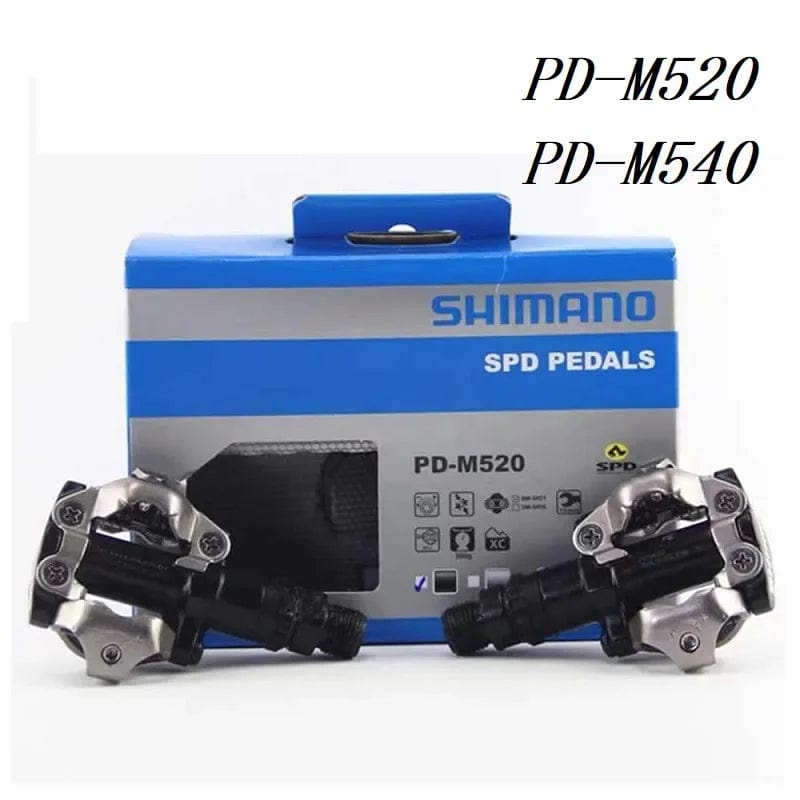 Planet Gates SHIMANO Original PD M520 PD M540 MTB Mountain Bike Bicycle Pedals Cycle Self-locking Lock Pedal with SM-SH51 Mtb Accessories