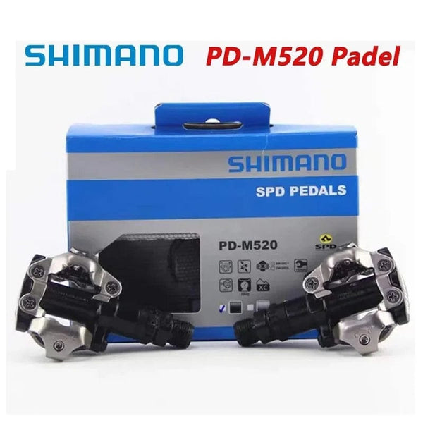 Planet Gates SHIMANO Original PD M520 PD M540 MTB Mountain Bike Bicycle Pedals Cycle Self-locking Lock Pedal with SM-SH51 Mtb Accessories