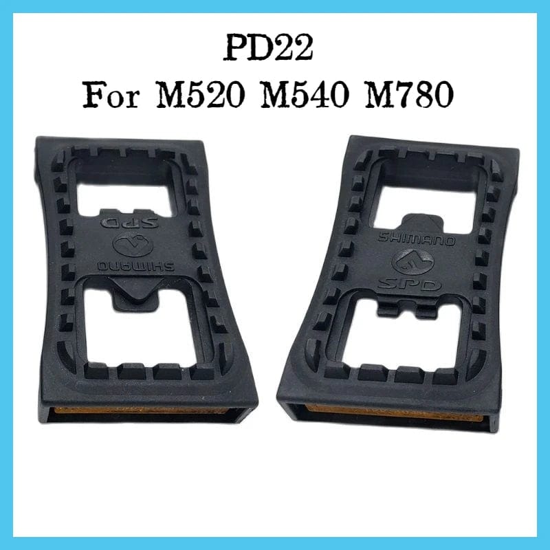 Planet Gates SHIMANO SM-PD22 SPD Cleat Flat Mountain Bike Pedal Bicycle PD-22 For M520 M540 M780 M980 Clipless MTB Pedals PD22