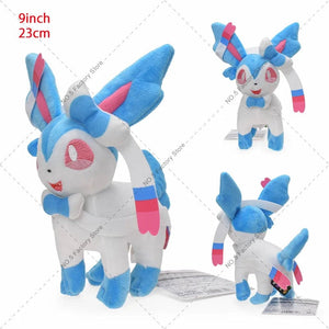 Planet Gates Shiny Sylveon 14 Style Standing Eevee Plush Toy Pokemon Shiny Umbreon Vaporeon Jolteon Flareon Espeon Leafeon Stuffed Doll Peluche Gift